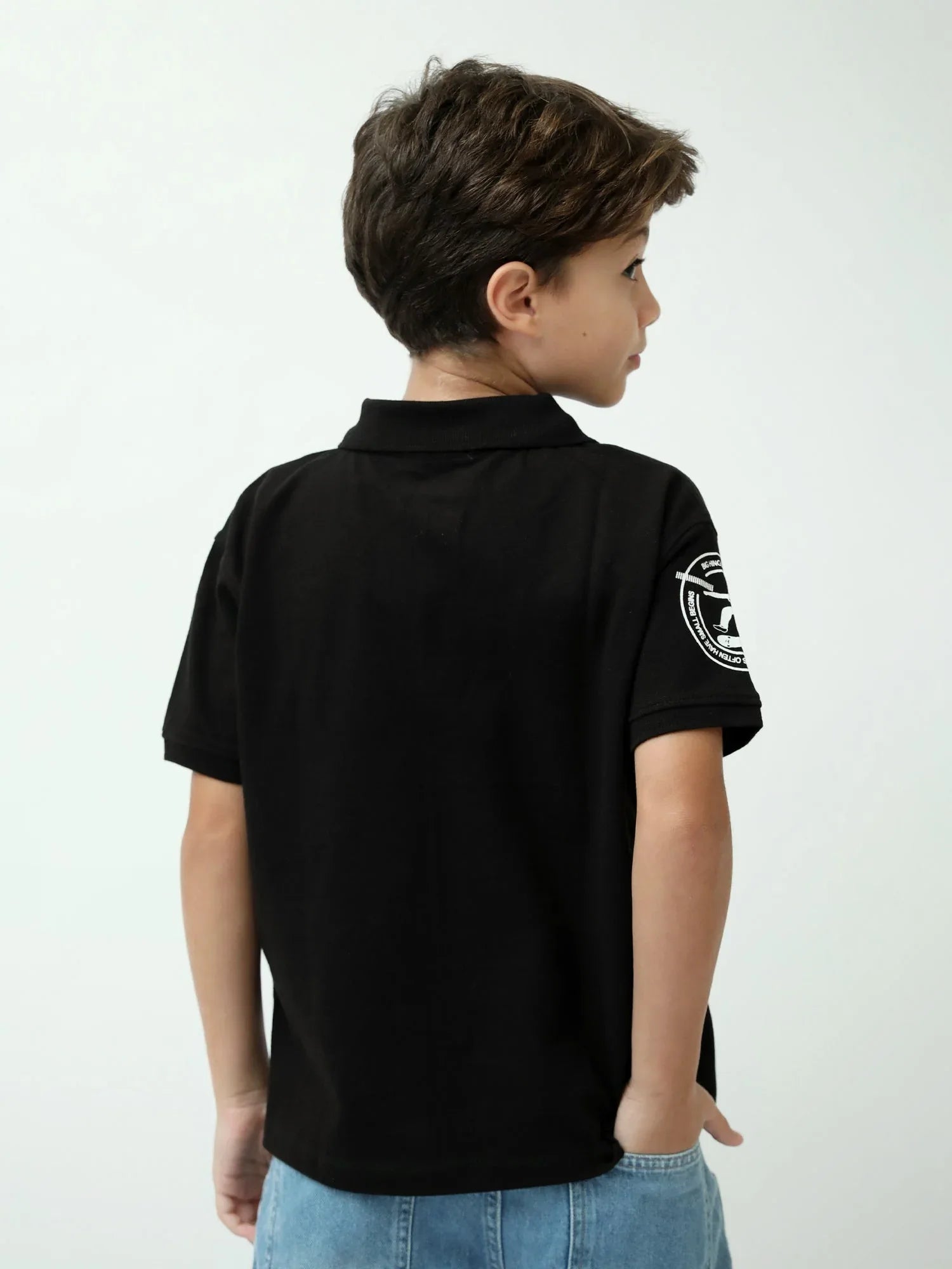 Polo garçon ado style skate 08 – manches courtes – POS24SPPI75405MJ1 - Justyol