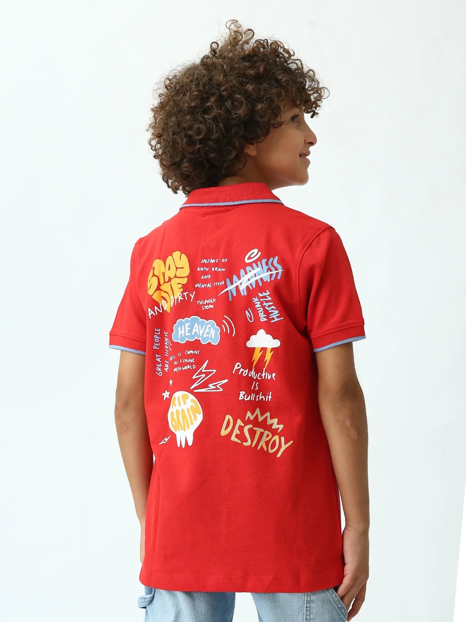 Polo ado garçon et patchs – manches courtes - POS24SPPI75529MJ1 - Justyol