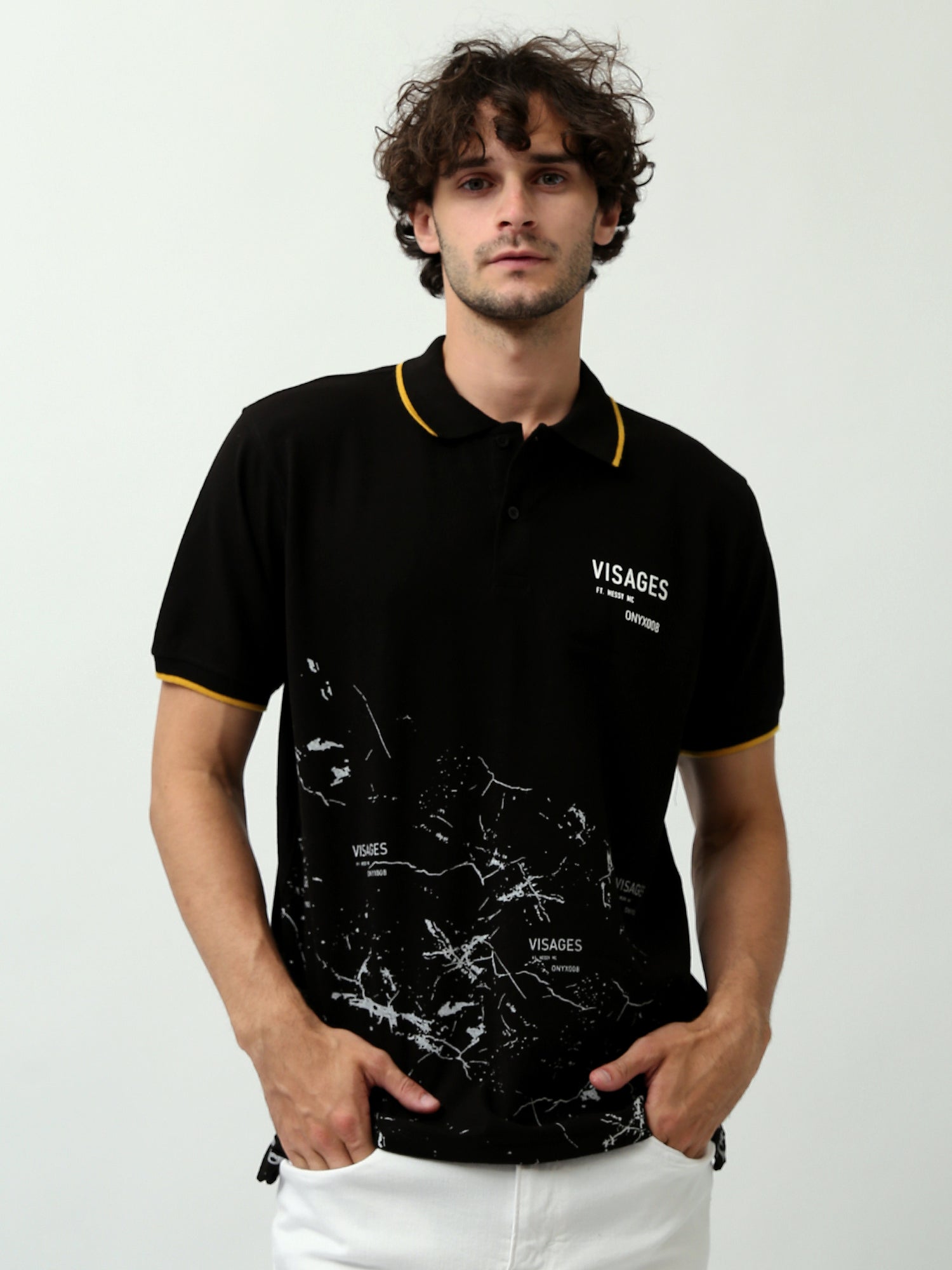 Polo Homme Moderne – Élégance Simple avec Détails Imprimés pour le Quotidien - POS24SPPR21819TM1