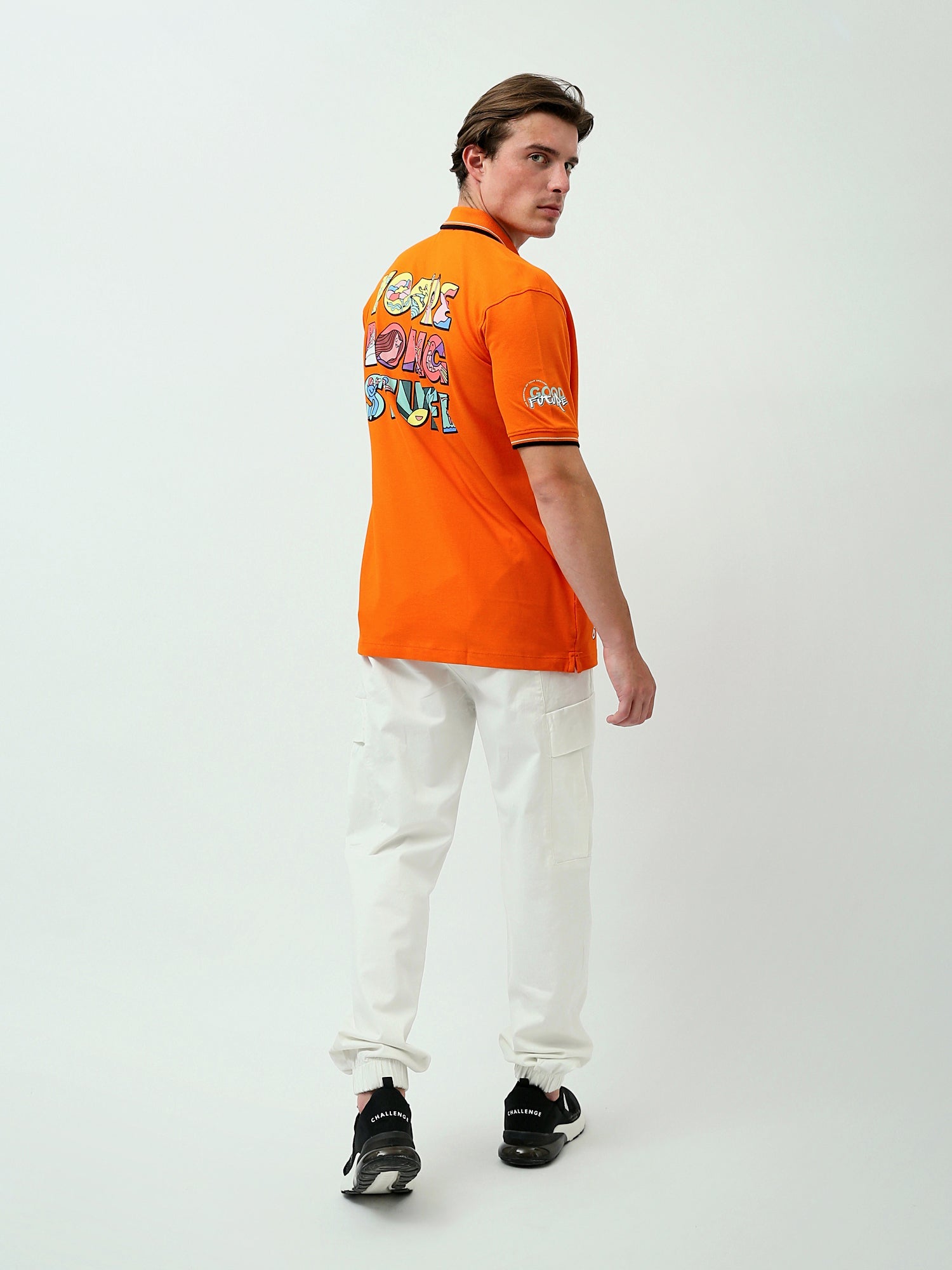 Polo pour homme imprimé au design jeune et distinctif - POS24SPPR21845TM1