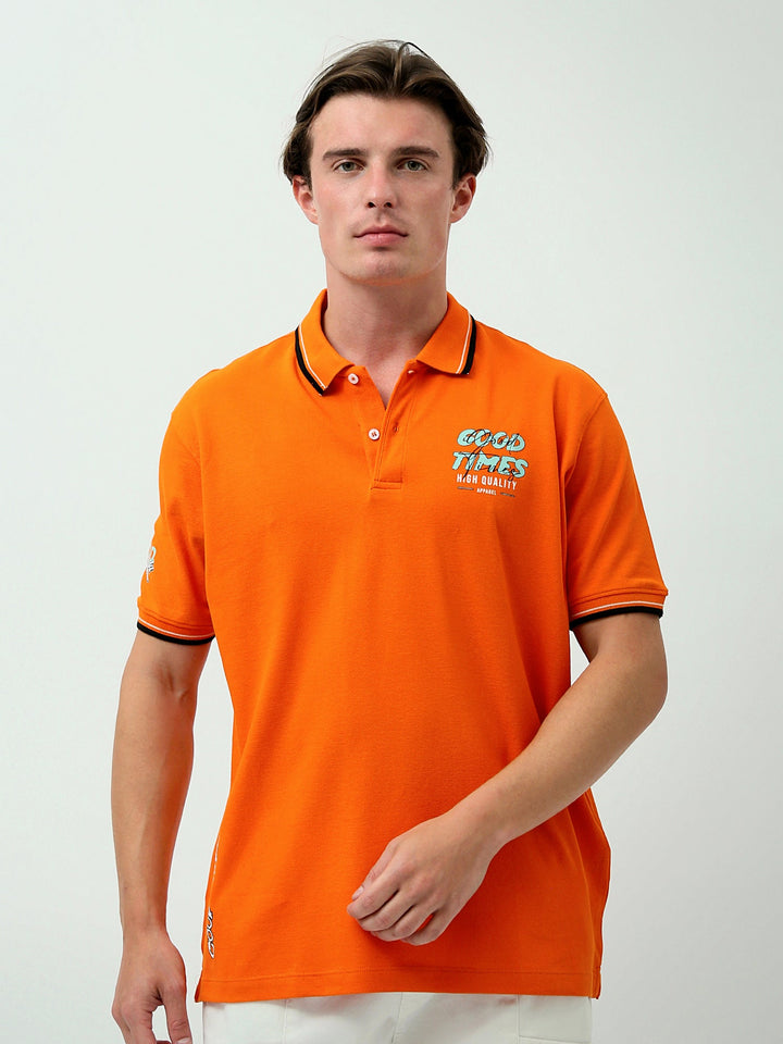 Polo pour homme imprimé au design jeune et distinctif - POS24SPPR21845TM1