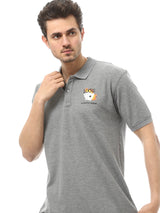 Polo pour homme imprimé au design moderne et jeune - POS24SPPR21849TM1