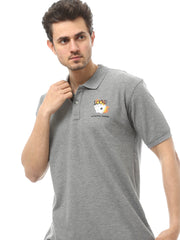 Polo pour homme imprimé au design moderne et jeune - POS24SPPR21849TM1