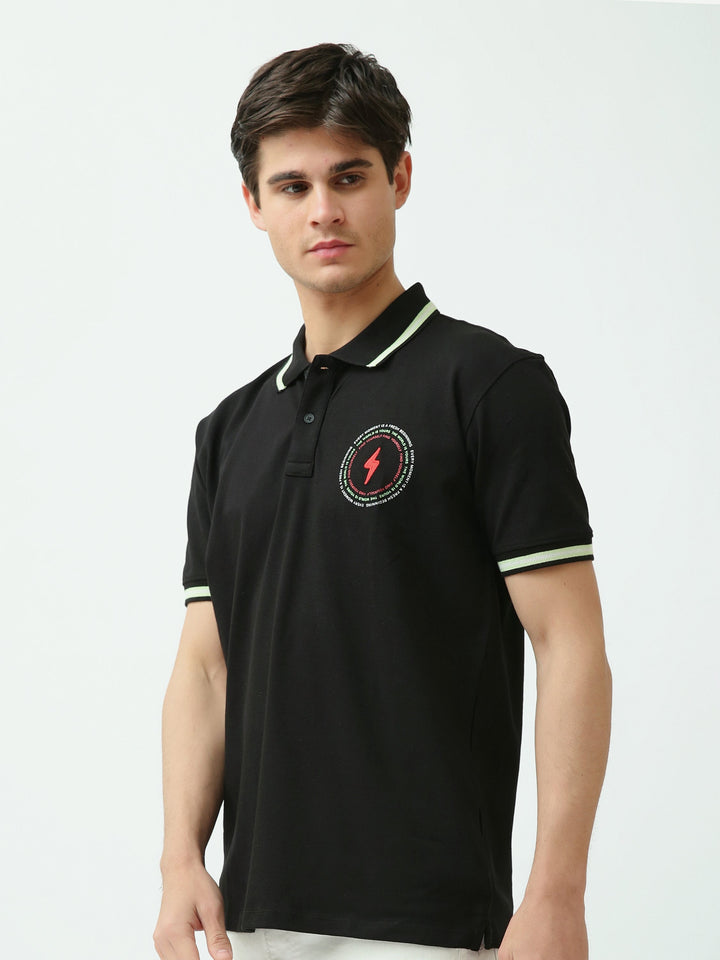 Polo homme manches courtes brodé – Style élégant et moderne - POS24SPPR21917TM1