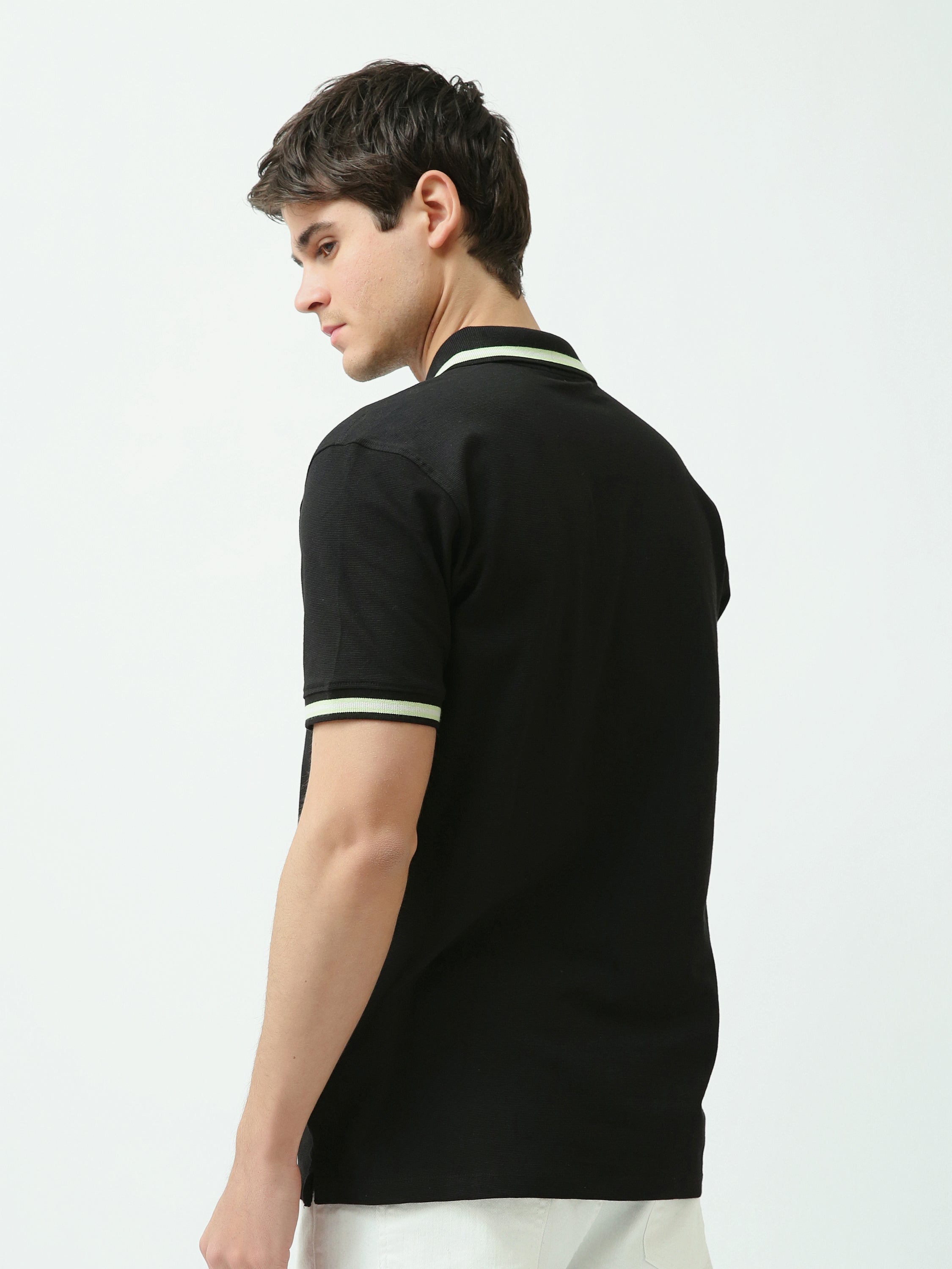 Polo homme manches courtes brodé – Style élégant et moderne - POS24SPPR21917TM1