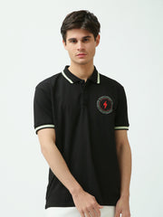 Polo homme manches courtes brodé – Style élégant et moderne - POS24SPPR21917TM1