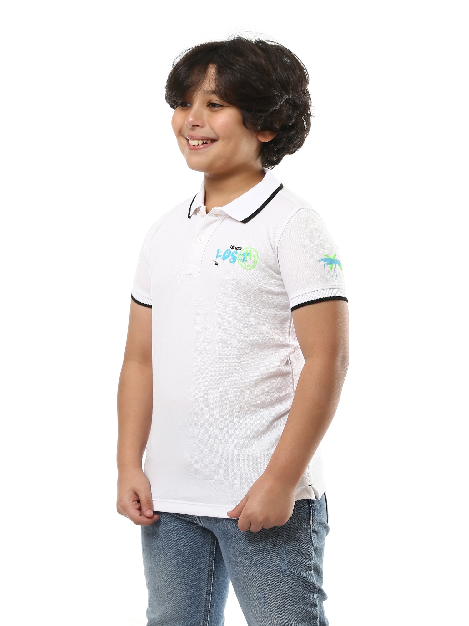 Polo pour enfants, design pratique et confortable - POS24SPPR31278TB1