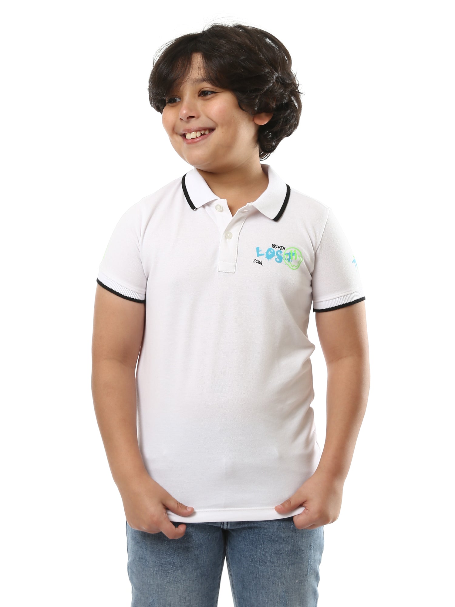 Polo pour enfants, design pratique et confortable - POS24SPPR31278TB1
