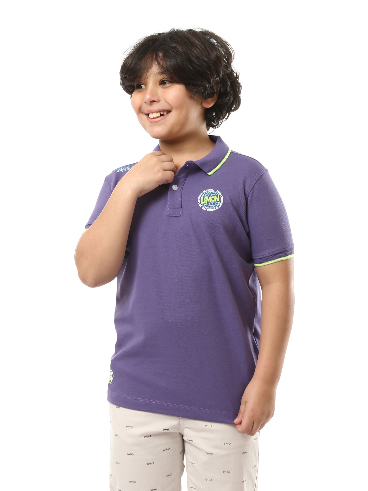 T-shirt polo pour enfants, simple et élégant – POS24SPPR31284TB1