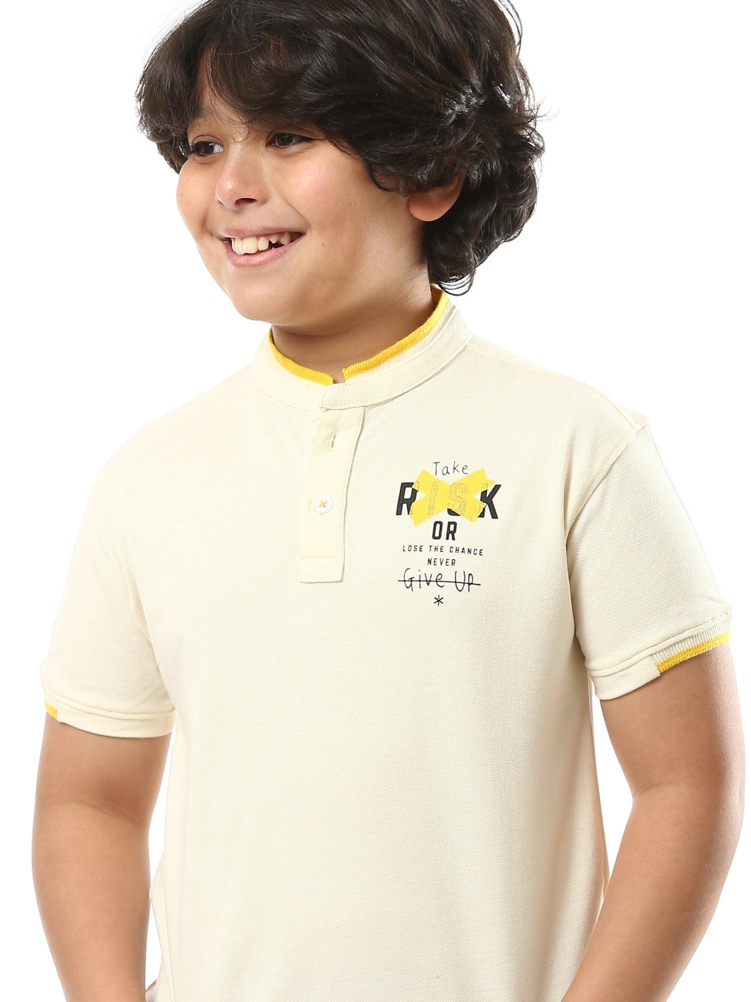 <tc>Polo pour enfants avec impression arrière distinctive - POS24SPPU31299TB1</tc>