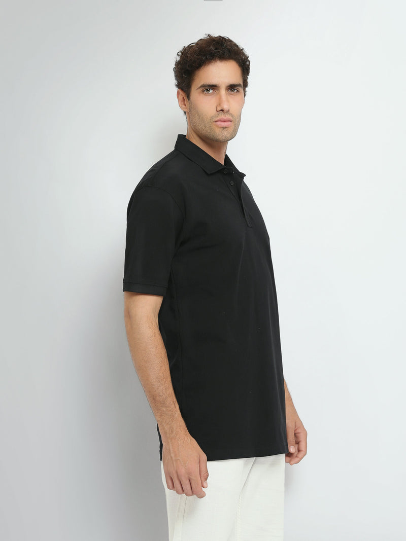 Polo Homme Oversize Uni à Manches Courtes - POS25SBPR21951TM1