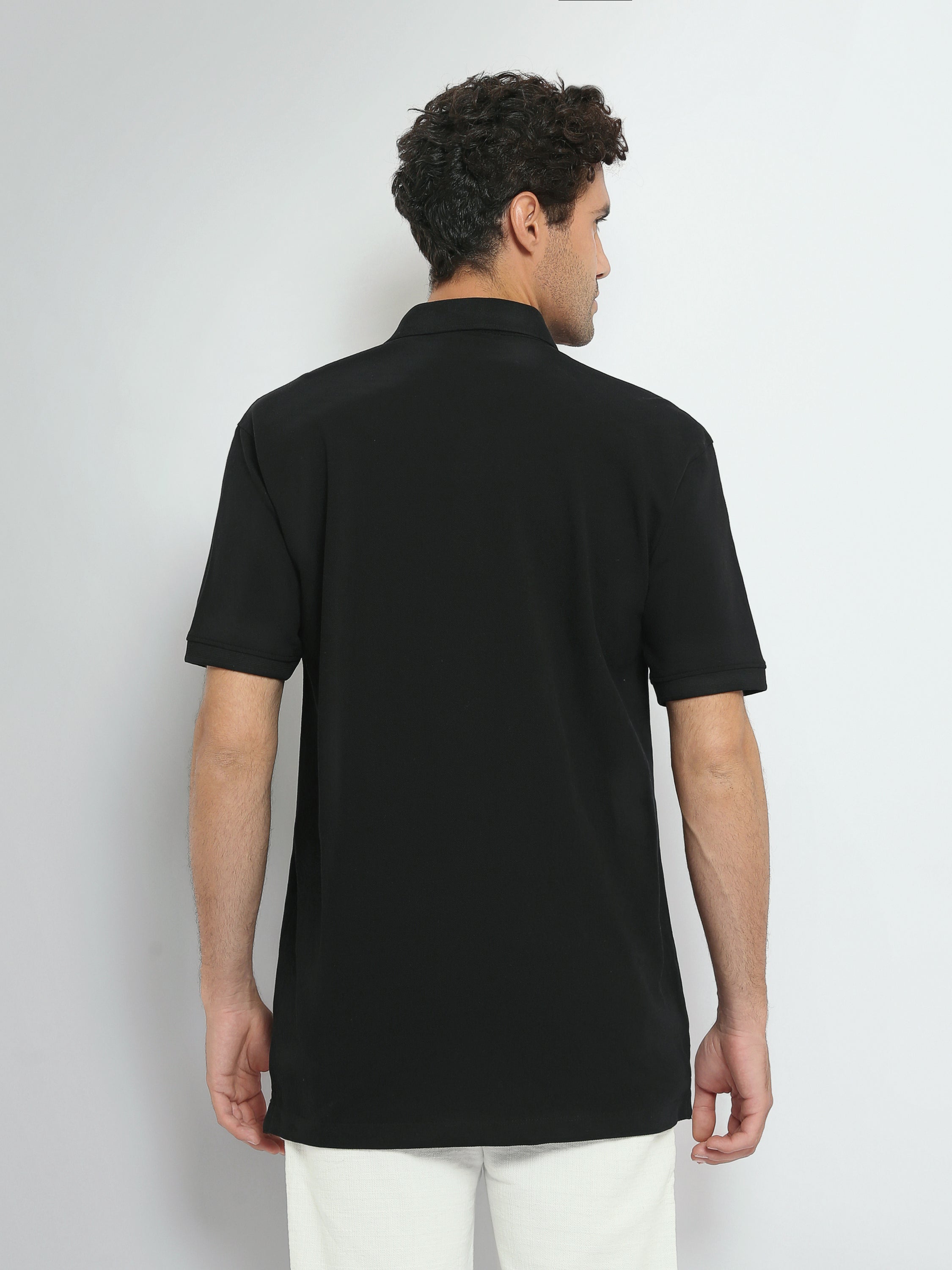 Polo Homme Oversize Uni à Manches Courtes - POS25SBPR21951TM1