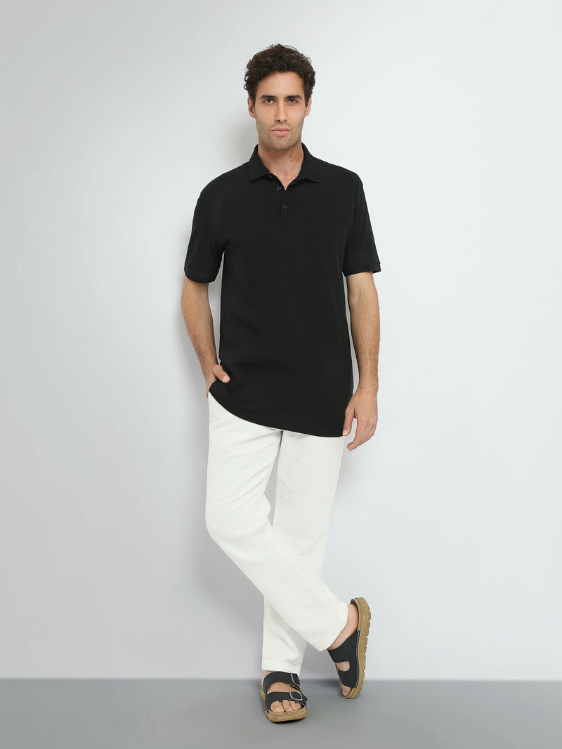 Polo Homme Oversize Uni à Manches Courtes - POS25SBPR21951TM1