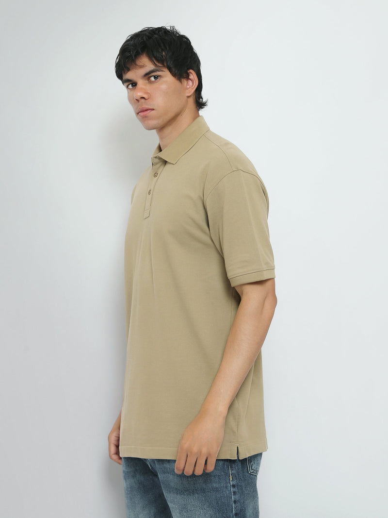 Polo Homme Oversize Uni à Manches Courtes - POS25SBPR21951TM1