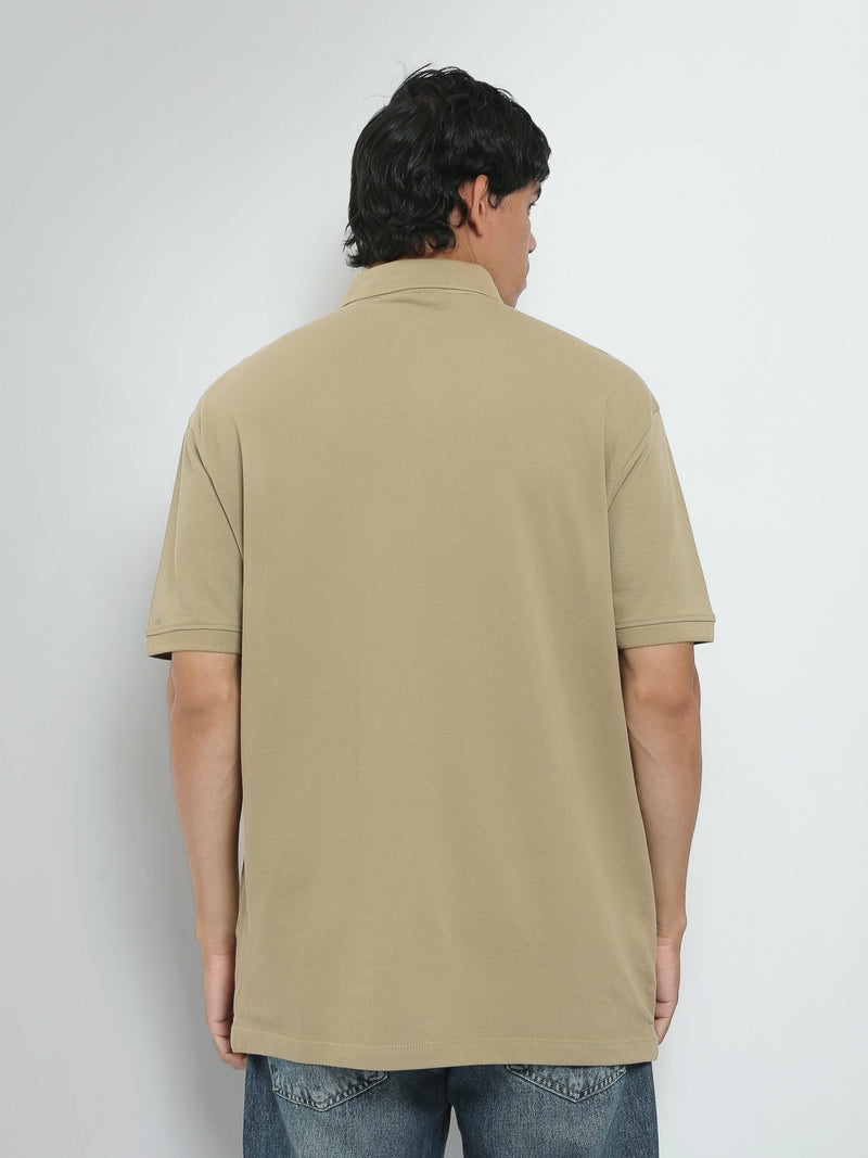 Polo Homme Oversize Uni à Manches Courtes - POS25SBPR21951TM1