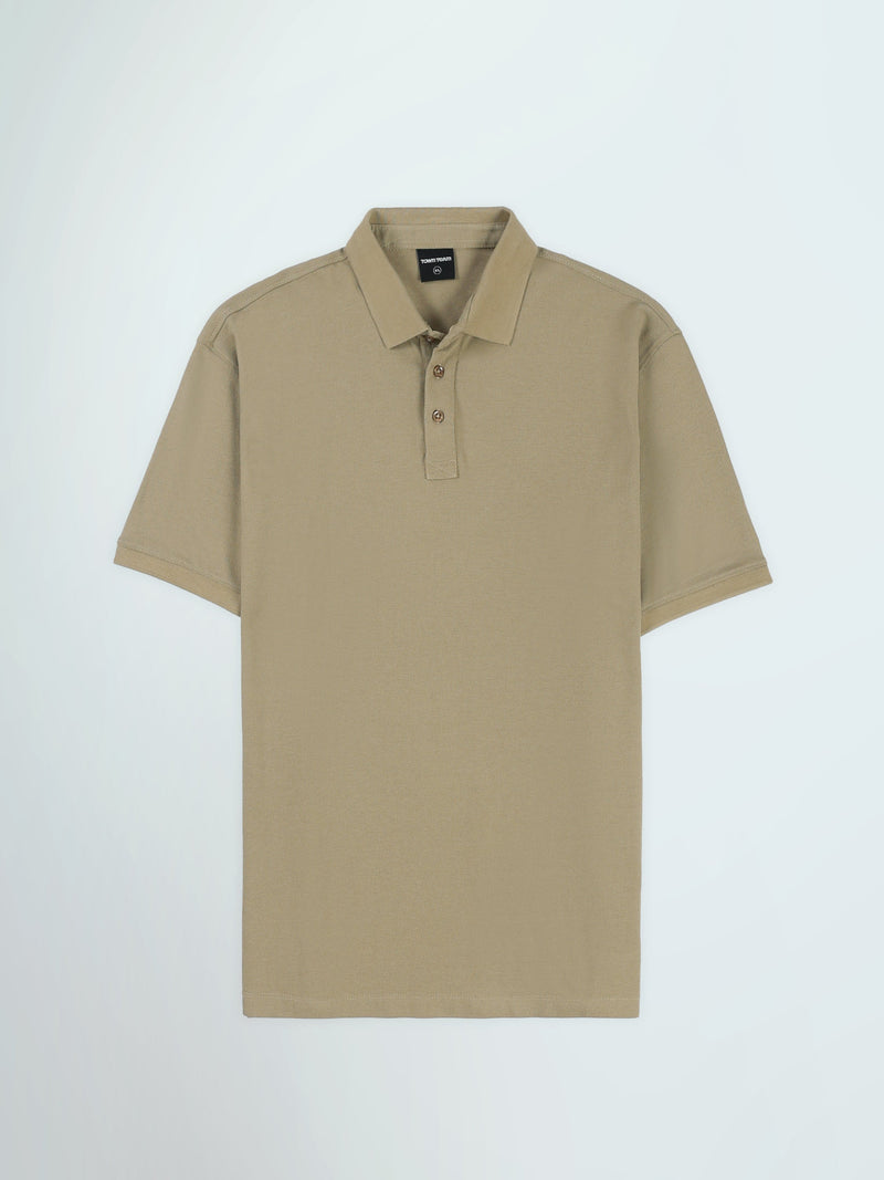 Polo Homme Oversize Uni à Manches Courtes - POS25SBPR21951TM1