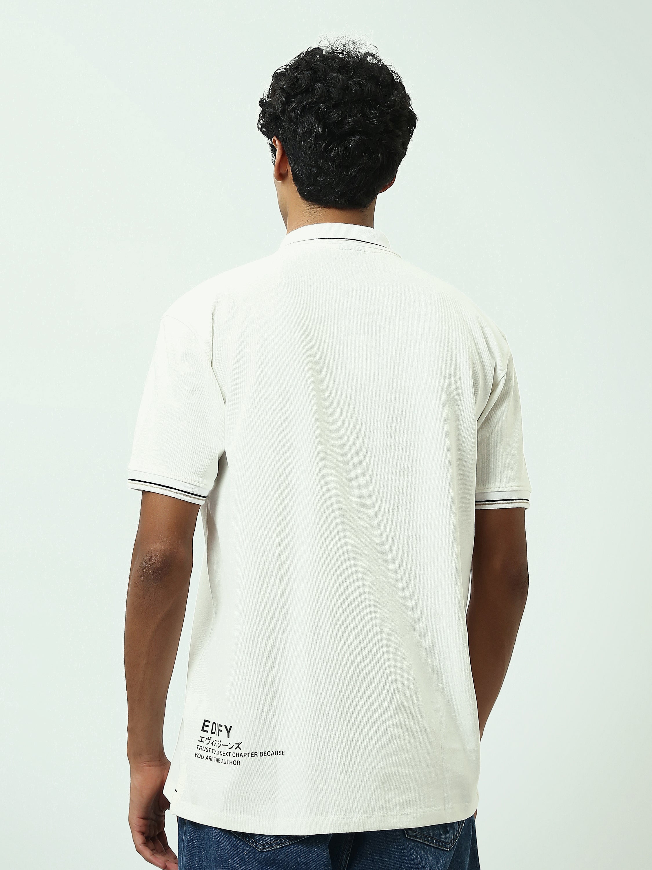 Polo Homme à Manches Courtes avec Détails Contrastés - POS25SEPR21032TM1