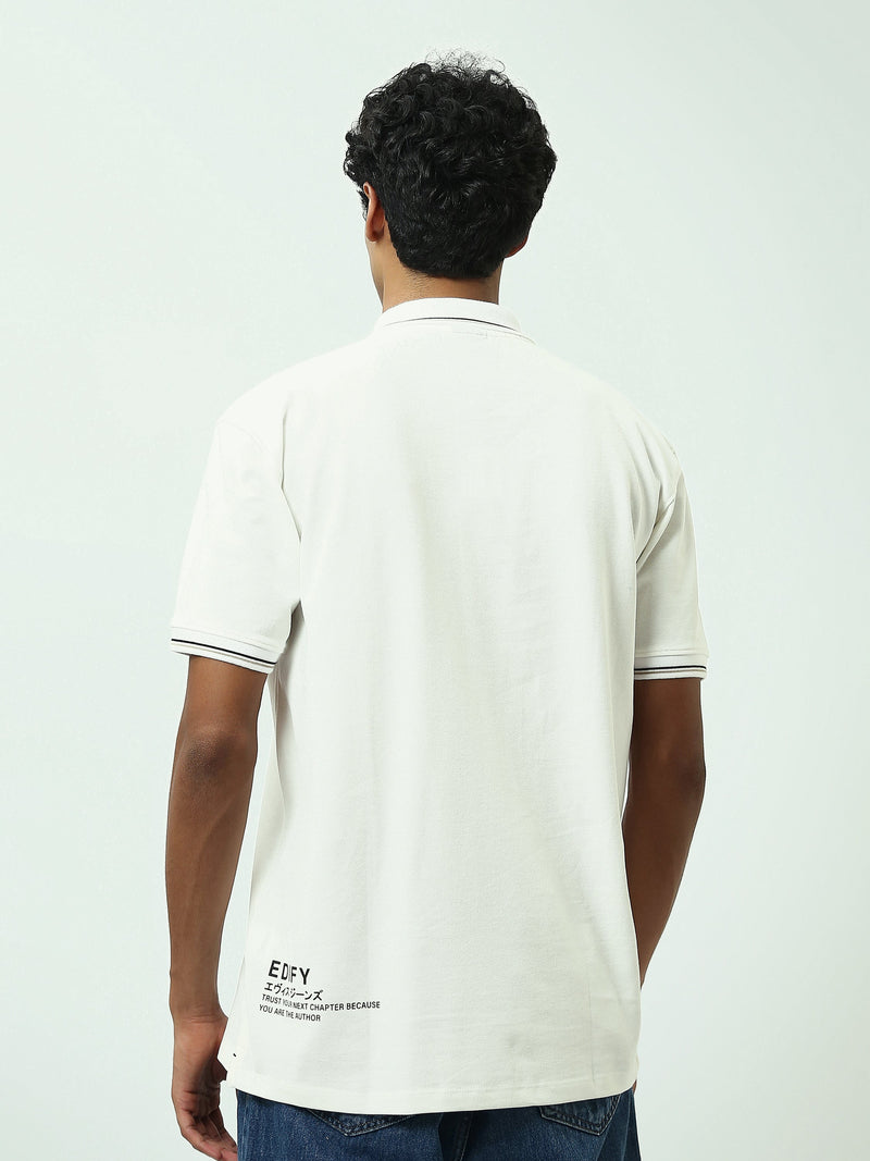 Polo Homme à Manches Courtes avec Détails Contrastés - POS25SEPR21032TM1