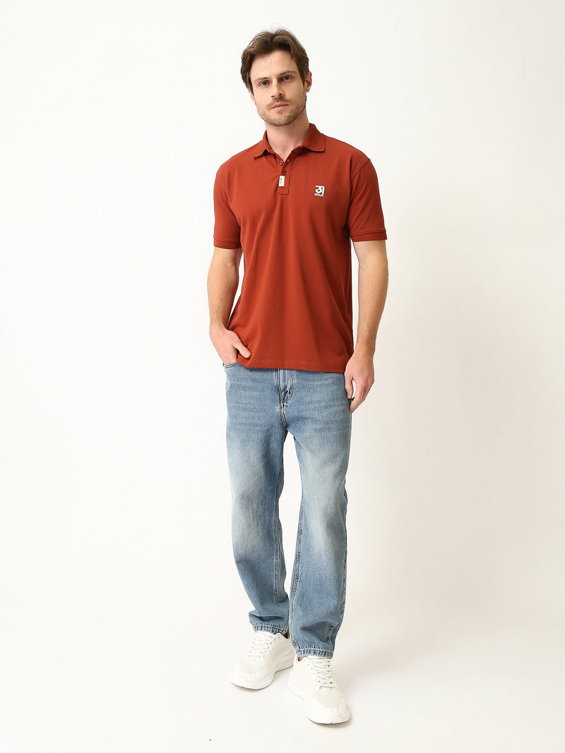Polo Homme à Manches Courtes avec Logo Brodé – Coupe Regular - POS25SEPR21033TM1