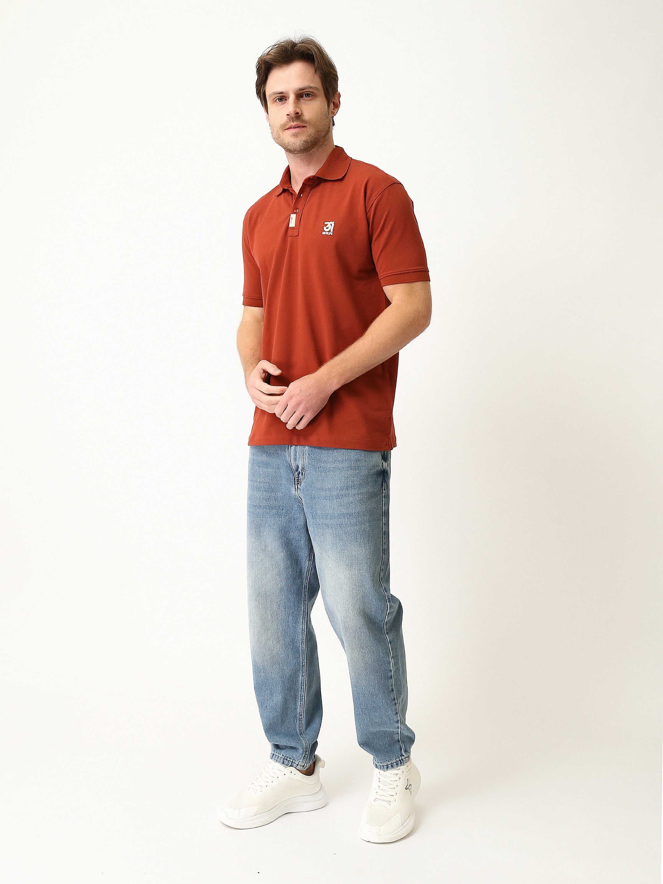 Polo Homme à Manches Courtes avec Logo Brodé – Coupe Regular - POS25SEPR21033TM1