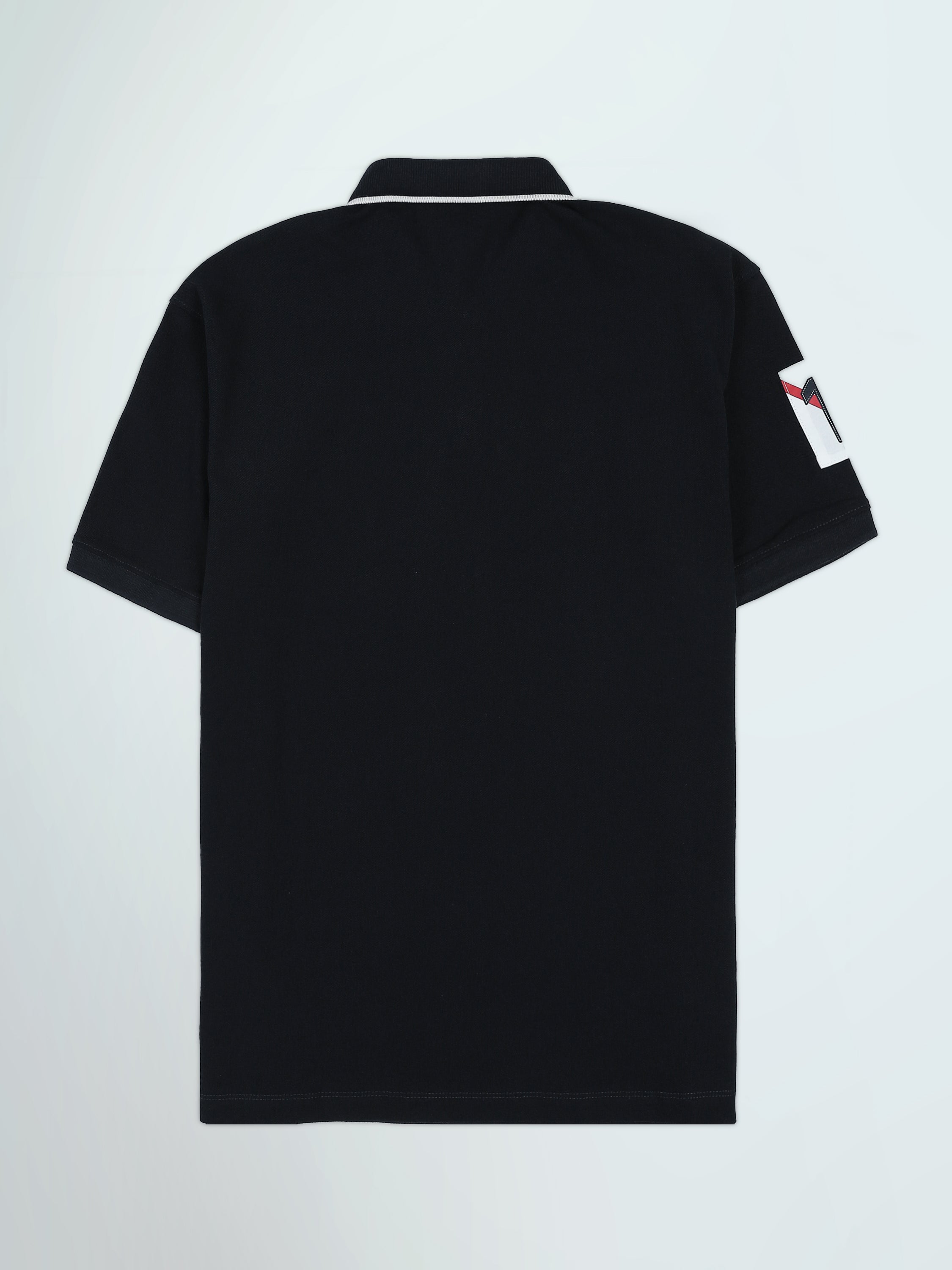 Polo Homme à Imprimé Nautique et Col Contrasté - POS25SEPR21067TM1