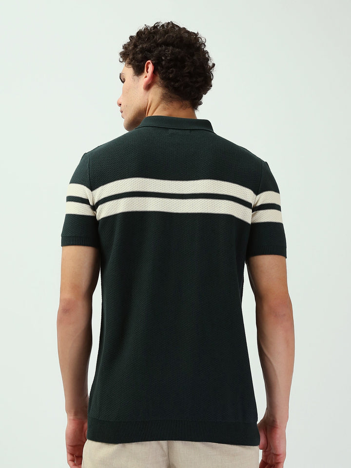 Polo Homme à Rayures – Élégance et Confort - POS25SKMR21883TM1