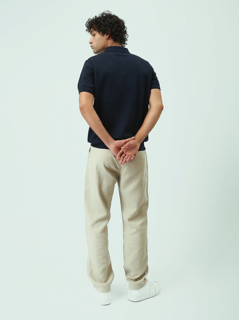 Polo Homme en Maille à Rayures Verticales - POS25SKMR21884TM1