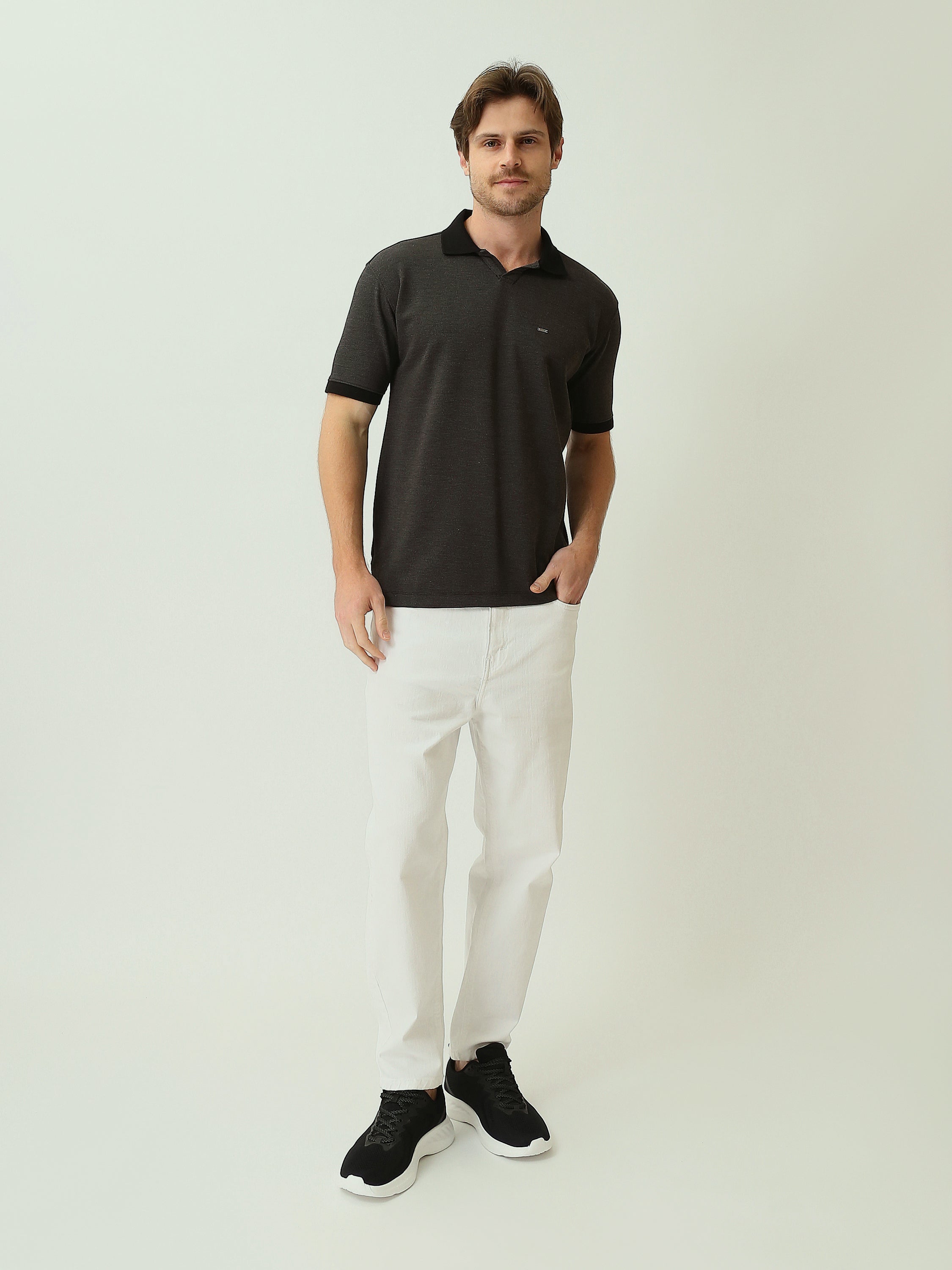 Polo Homme Classique à Manches Courtes – Coupe Regular - POS25SNPV21051TM1