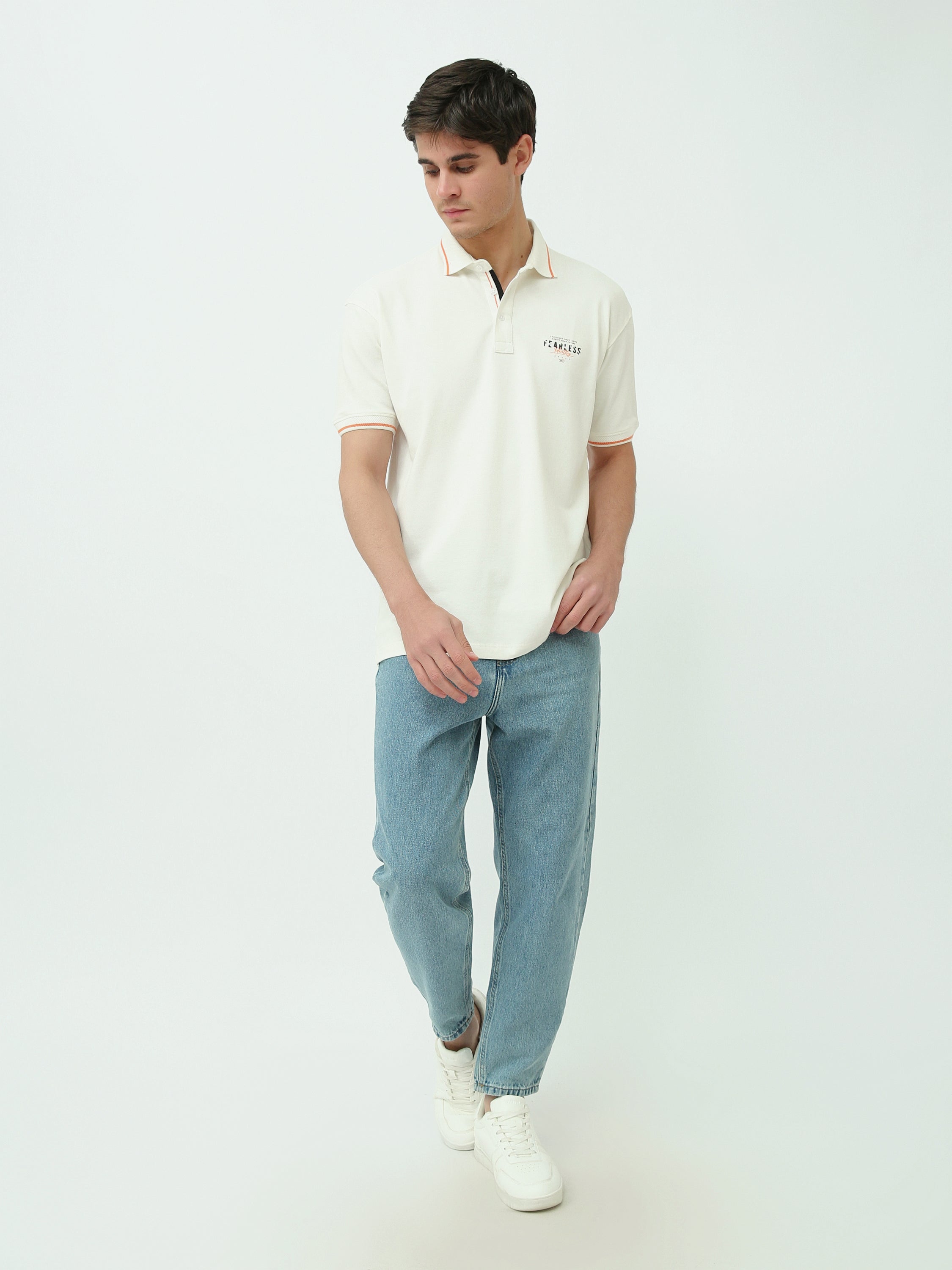 Polo homme au design moderne avec logo distinctif – POS25SPPR21913TM1
