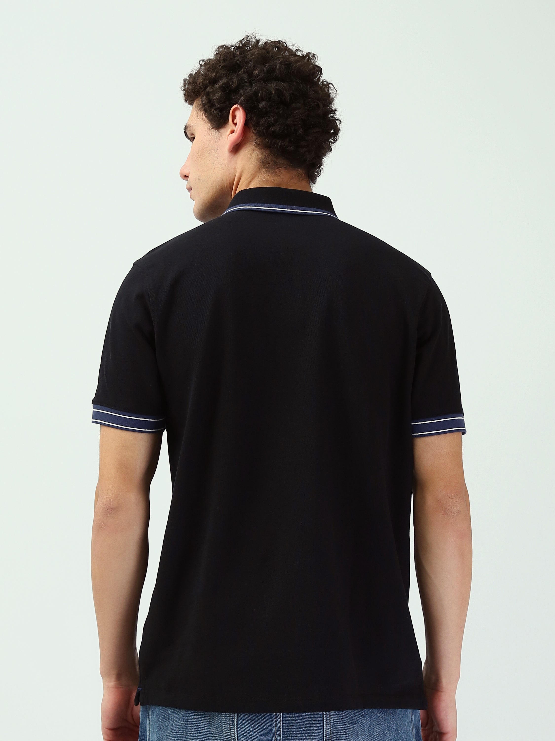 Polo Homme à Col Zippé et Détails Contrastés – Style Casual Chic - POS25SPPW21005TM1