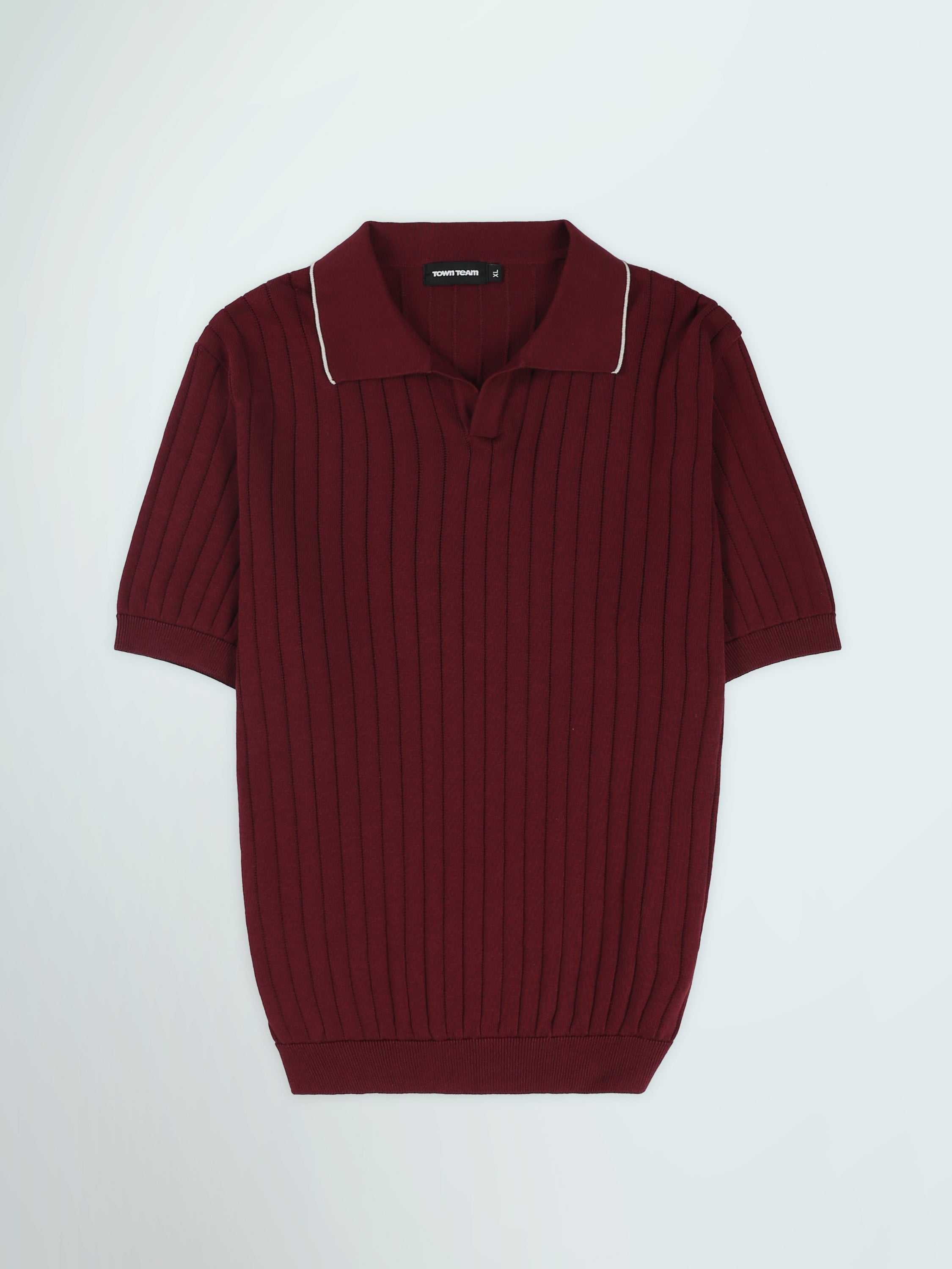 Polo Homme en Maille Texturée à Manches Courtes – Style Élégant - POS26S21700046TM1