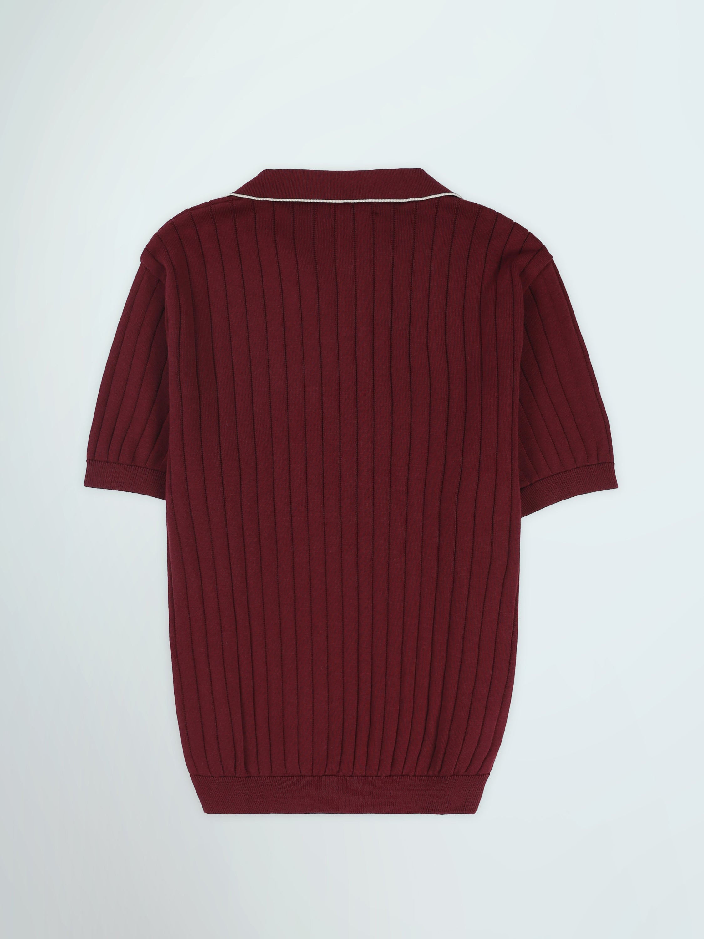 Polo Homme en Maille Texturée à Manches Courtes – Style Élégant - POS26S21700046TM1