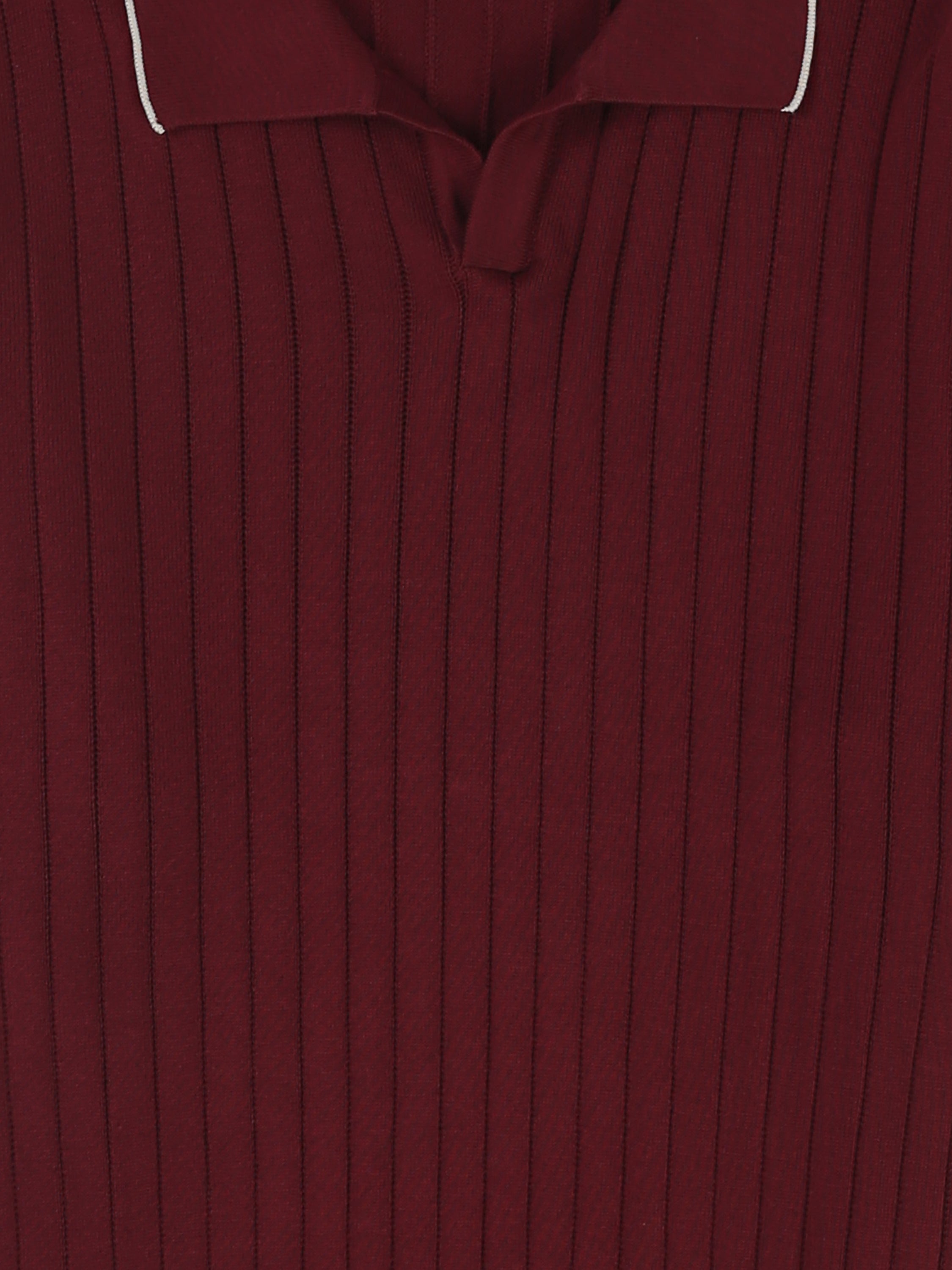 Polo Homme en Maille Texturée à Manches Courtes – Style Élégant - POS26S21700046TM1