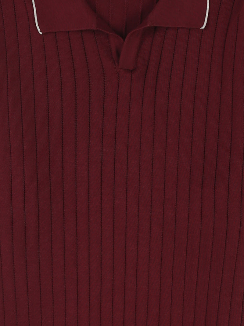 Polo Homme en Maille Texturée à Manches Courtes – Style Élégant - POS26S21700046TM1