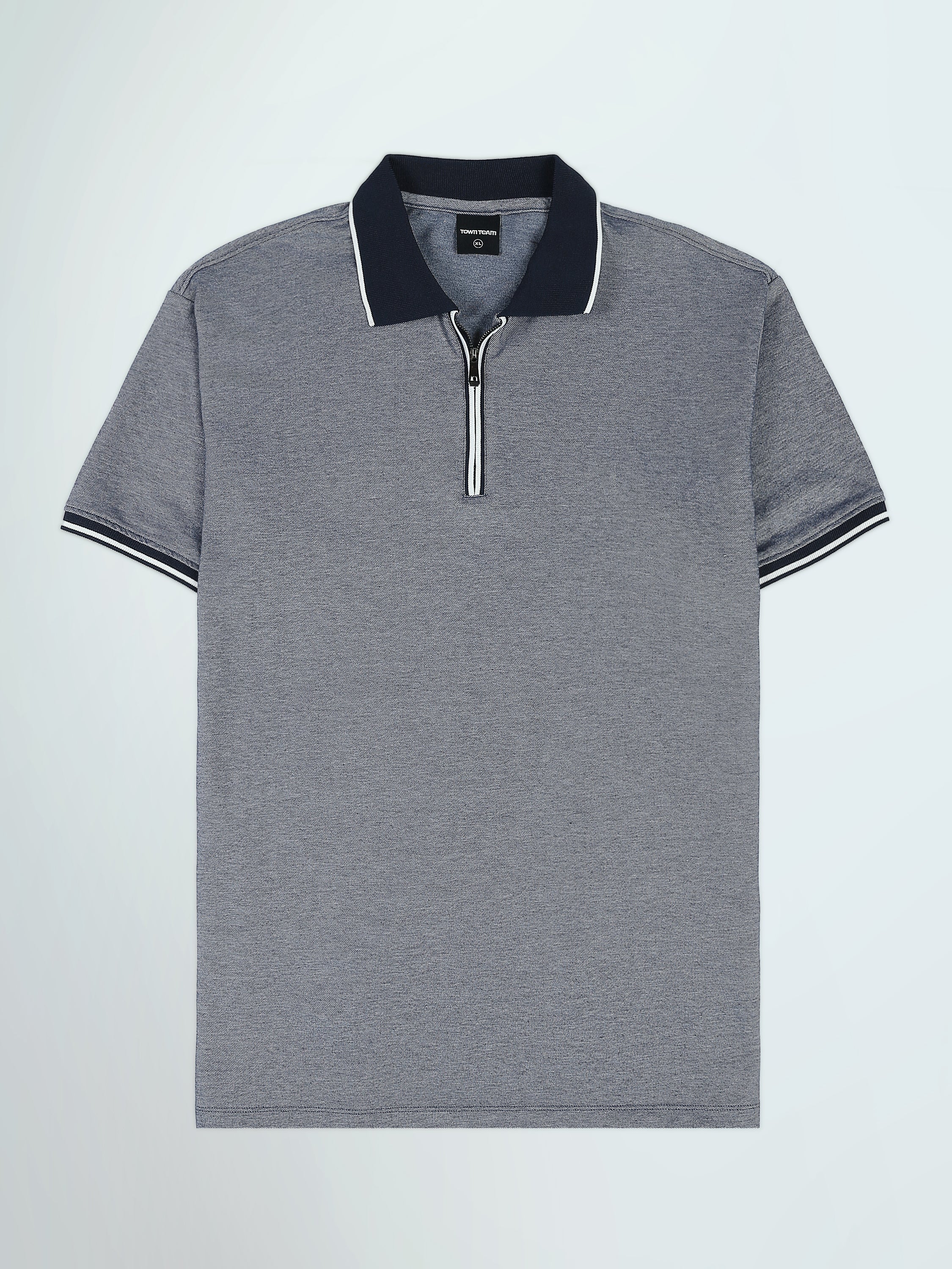 Polo Homme à Col Zippé et Finitions Rayées – Style Casual Chic - POS26SBPW21042TM1