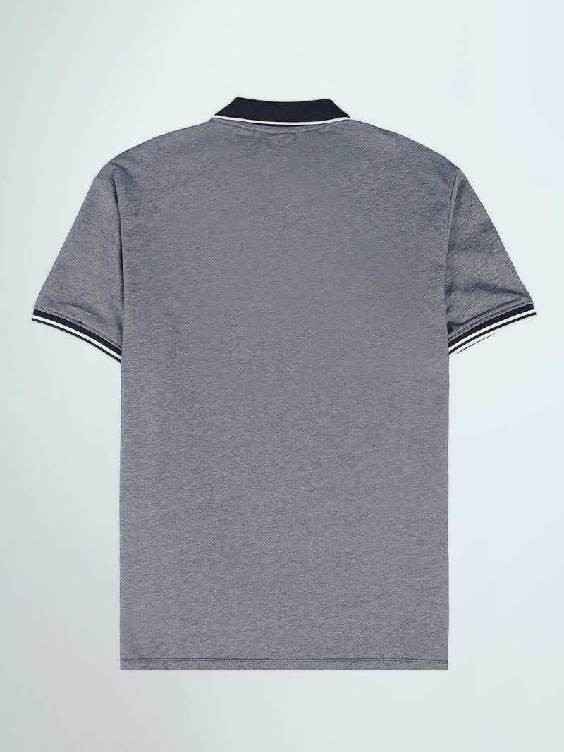 Polo Homme à Col Zippé et Finitions Rayées – Style Casual Chic - POS26SBPW21042TM1