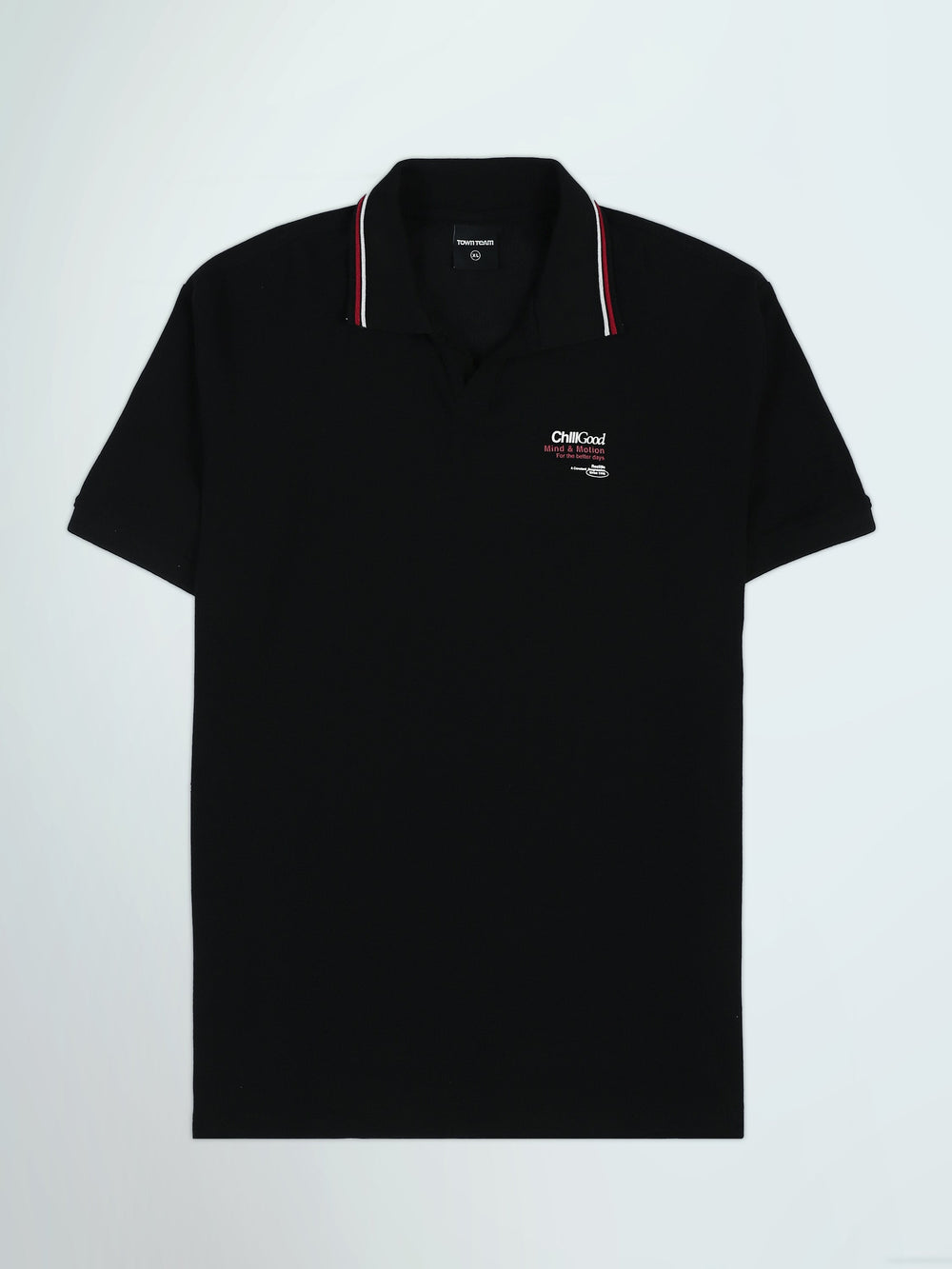 Polo Homme à Col Ouvert et Détails Rayés – Style Casual - POS26SNTR21068TM1