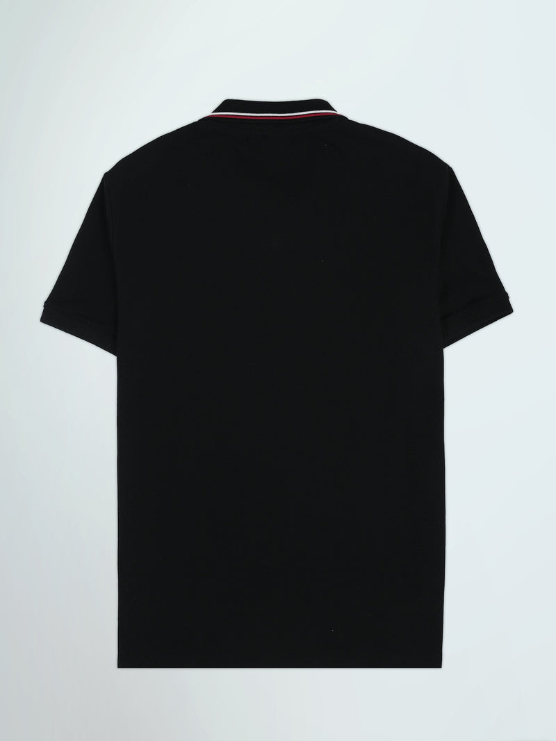 Polo Homme à Col Ouvert et Détails Rayés – Style Casual - POS26SNTR21068TM1