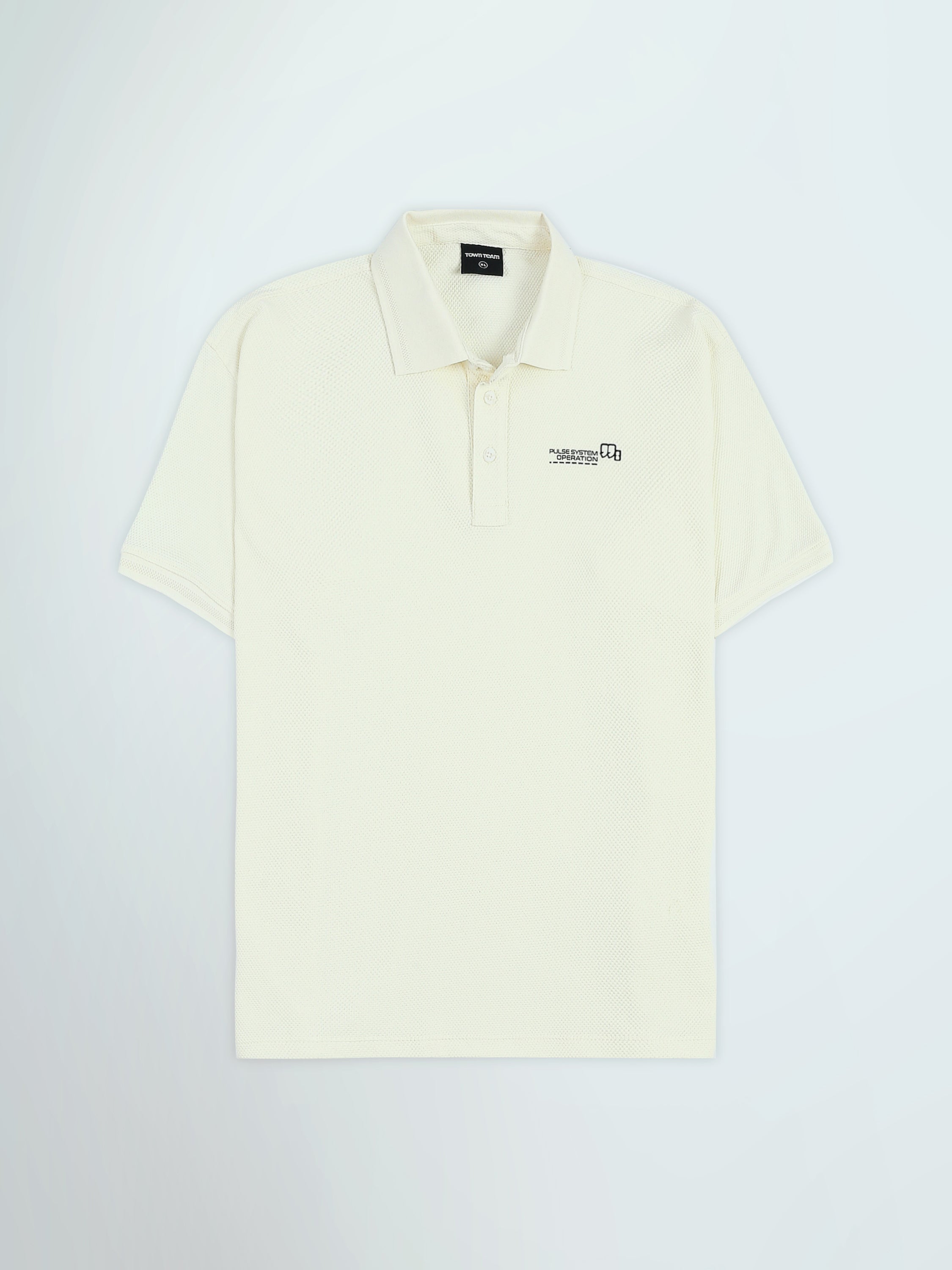 Polo Homme Manches Courtes à Petit Imprimé Poitrine - POS26SPTR21014TM1