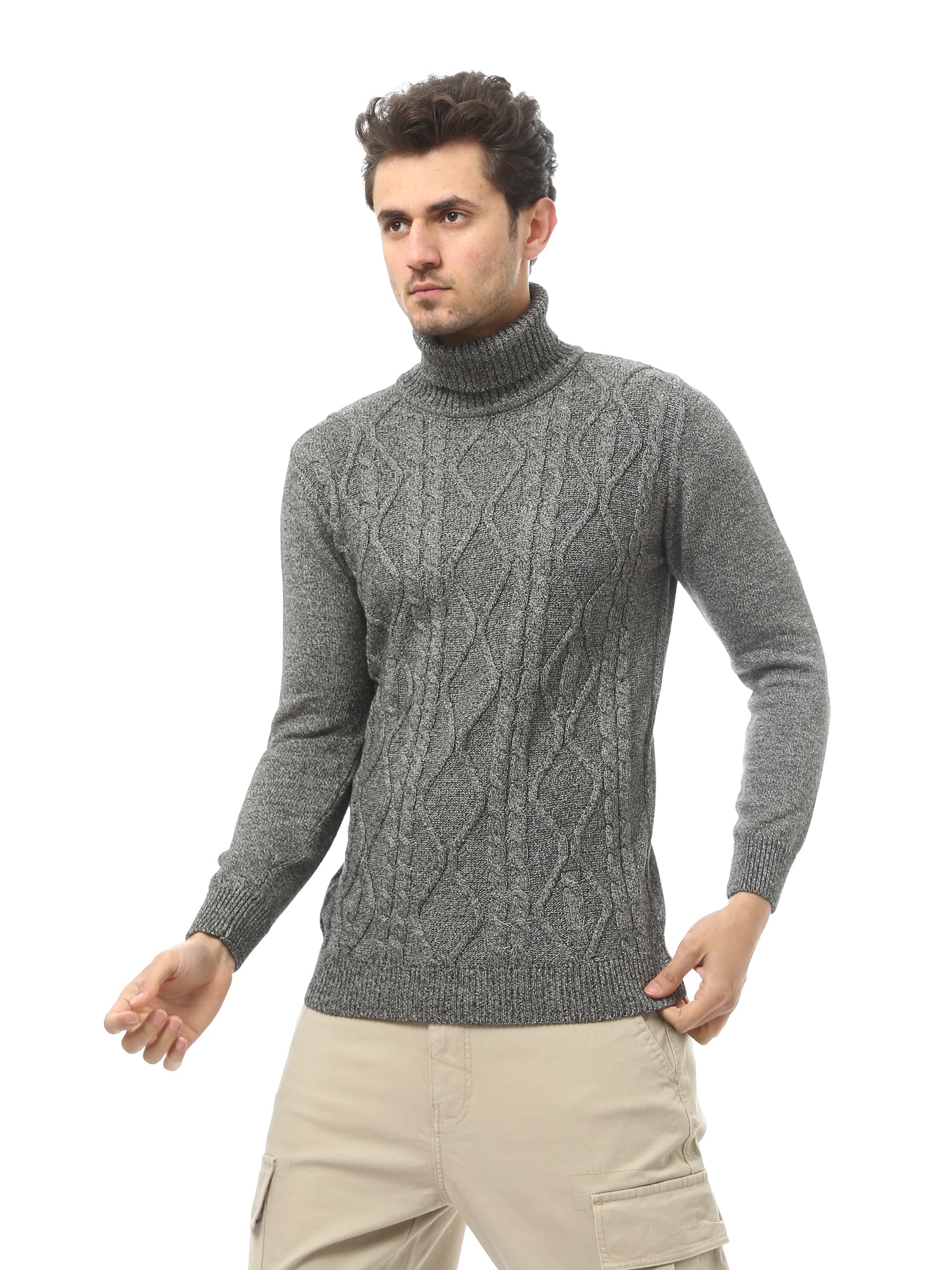 Sweat‑shirt d’hiver à col montant. - PUL23WCOT27445TM1