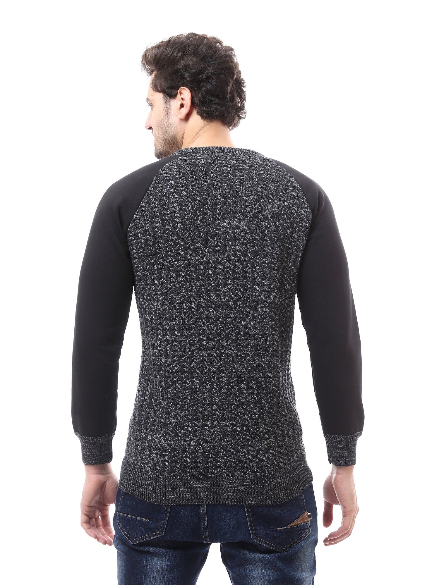 Sweat-shirt pour homme à manches longues au design moderne - PUL24WPCR27646TM1