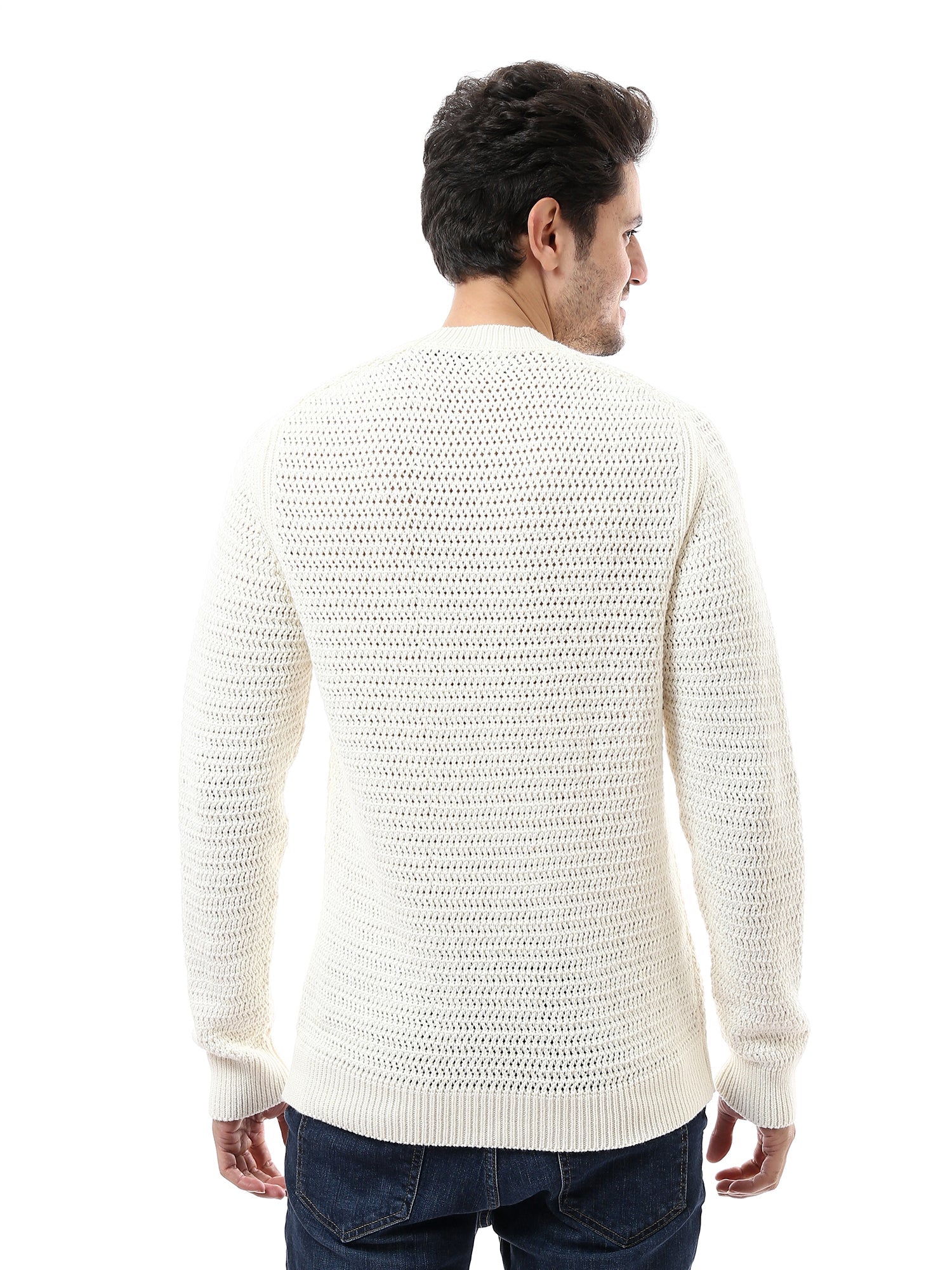 بلوفر رجالي كلاسيكي ساده بتصميم عصري مريح - PUL24WPCR27652TM1