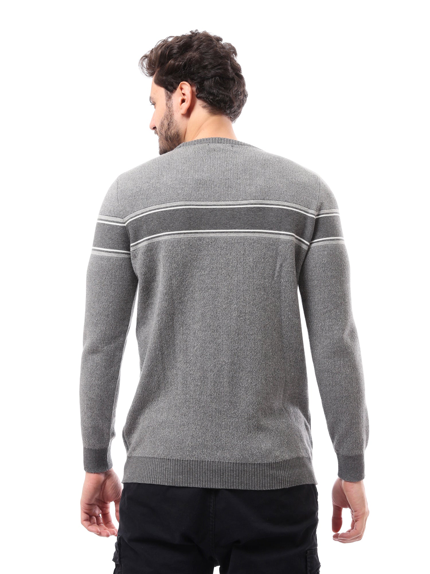 Pull homme d’hiver en matière confortable au design élégant – PUL24WPSR27611TM1