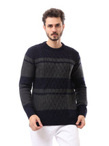 Pull homme d’hiver à motif élégant – PUL24WPSR27613TM1