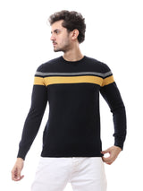 Pull d'hiver pour homme avec lignes supérieures et design moderne - PUL24WPSR27645TM1