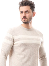 Pull homme en laine à col rond élégant – PUL24WTWO27442TM1