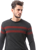 Pull homme en laine à col rond élégant – PUL24WTWO27442TM1