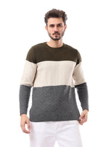 Pull homme d’hiver en maille au design élégant - PUL24WPCR27600TM1