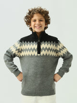 Sweat-shirt enfant décoré avec un mélange de couleurs – Design chaud et moderne – PUL25WPJH27822TB1