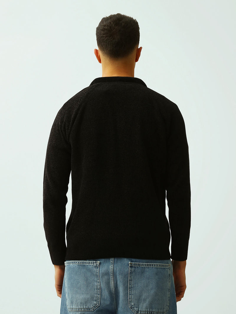 Pull Polo Homme en Maille à Manches Longues – Style Casual Chic - PUL26WPPS27878TM1